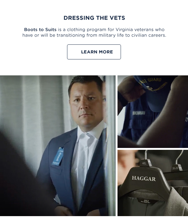 Dressing the Vets: See How Haggar is Helping Boots to Suits