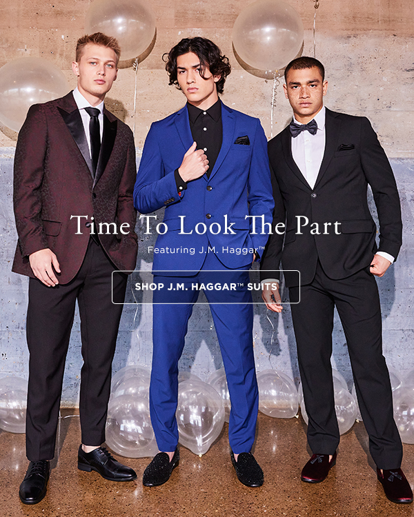 Time to Look the Part: Shop JMH Suits