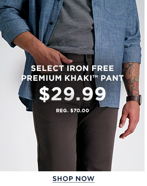 Select Iron Free Premium Khaki: $29.99